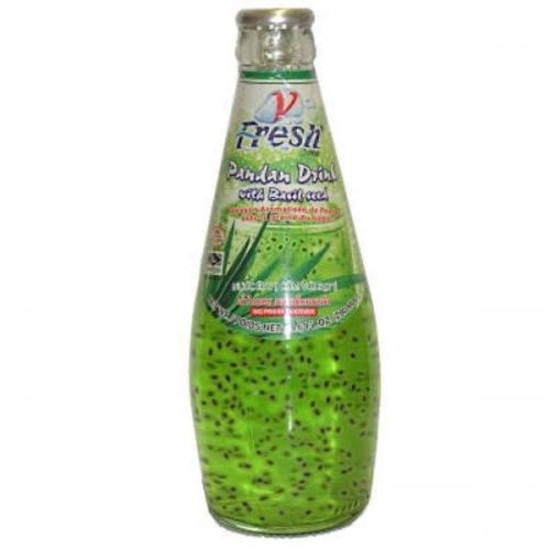 V Fresh - Pandan Drink with Basil Seed 290m