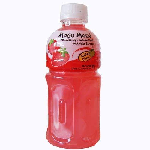 Mogu Mogu - Strawberry Flavour Drink with Nata de Coco 320ml