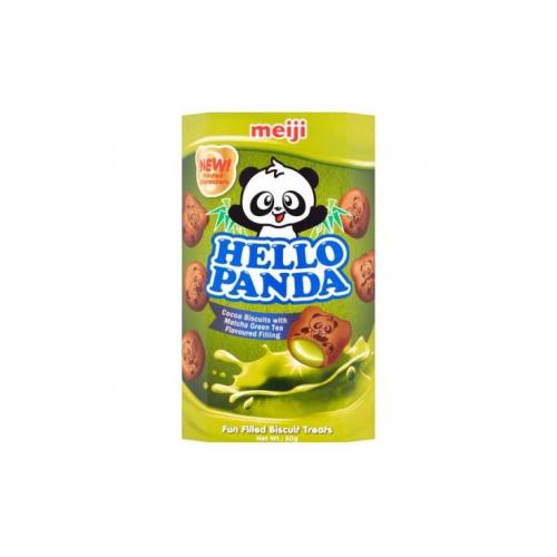 Meiji Hello Panda -  Biscuit Matcha Green Tea Flavors 50g