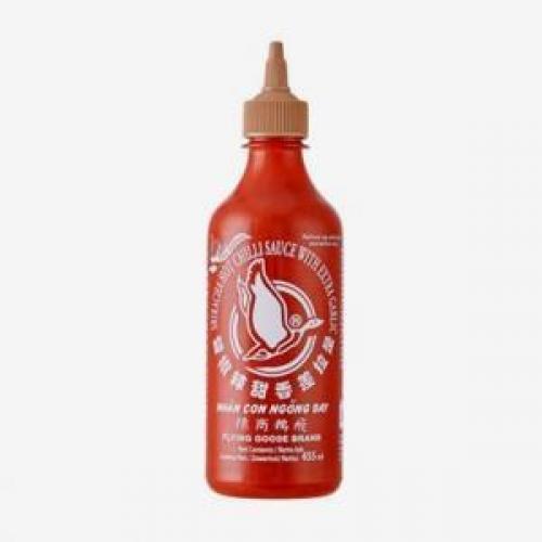 Flying Goose Brand Sriracha Hot Chilli Sauce With Garlic 455ml