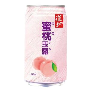 TT - Peach Juice Drink (Nata De Coco) 340ml