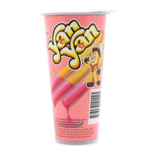 Meiji - Yan Yan Strawberry Cream Dip and Crispy Cracker Sticks