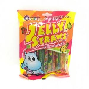 ABC - JELLY STRAWS ASSORTED 300G