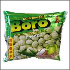 Kuih Bangkit Boro - Coconut Cookies  Pandan  Flavor 60 g