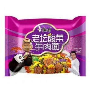 Master Kang Beef & Sour Pickled Cabbage Flavor Instant Noodles