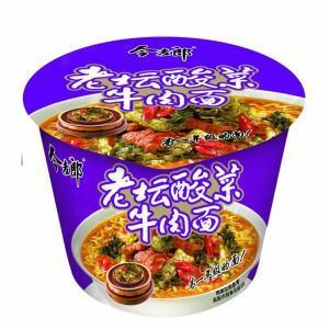 JML Bowl Noodle-Beef Flavor & Sour Pickled Cabbage Flavor Instant Noodles