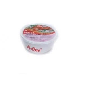 A-One Bowl Instant Rice Noodles -Chicken Flavor