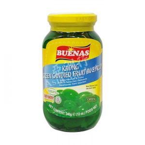 Buenas - Kaong Green Candied Fruit in Syrup (Green) 340g